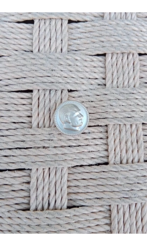 Ataturk kabartma siluet Gumus Dokum yuvarlak ceket yaka ignesi yaka rozeti