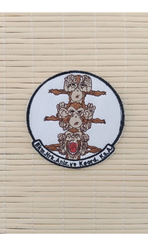 bkm.mrk.anlz.koord.ks.a yazili nakis islemeli arma pec patch