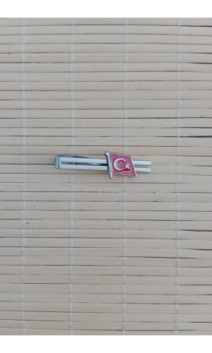 Dalgalanan Bayrak paslanmaz celik mineli renk atmaz masali kravat ignesi