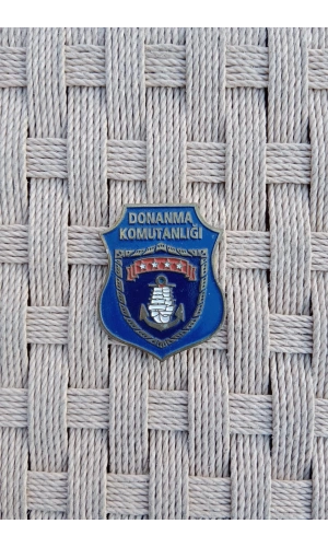 donanma komutanligi amblemli ozel tasarim cuzdan rozeti