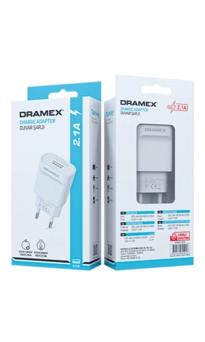 Dramex 2.1A Amper Hizli Sarj Telefon Adaptoru
