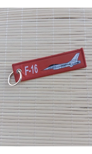 f 16 remove before flight yazili kirmizi beyaz nakis islemeli bez anahtarlik