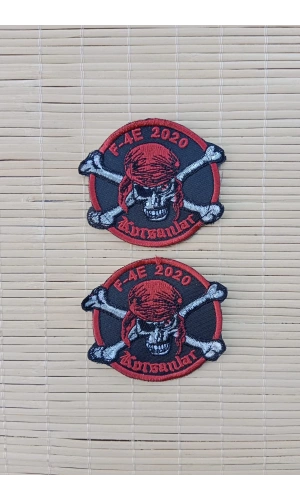 f 4e 2020 korsanlar yazili korsan logolu nakis islemeli arma pec patch
