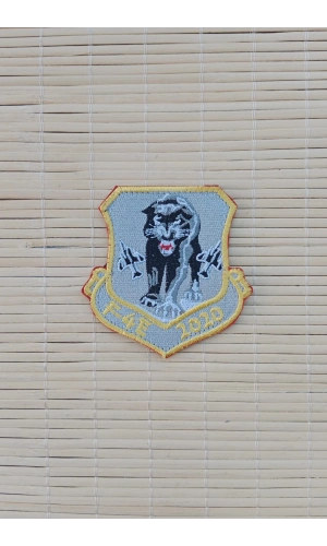 f 4e 2020 yazili ucak ve kaplan logolu nakis islemeli arma patch pec