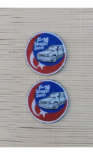 f 16 savasan sahin nakis islemeli arma pec patch