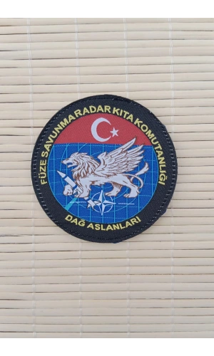 Fuze Savunma Radar Komutanligi Dag Aslanlari Yazili Fermateks Arma