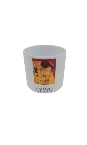 Gustav Klimt The Kiss Ozel Tasarim Seramik Kucuk Kalemlik