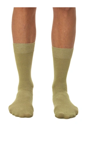 haki renkli pamuklu acemi bedelli mevsimlik asker bot corap