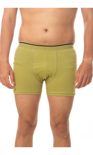 haki renkli pamuklu likrali acemi bedelli asker boxer