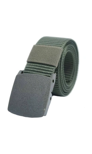 Haki Renkli Plastik Tokali Askeri Palaska Taktik Kemer