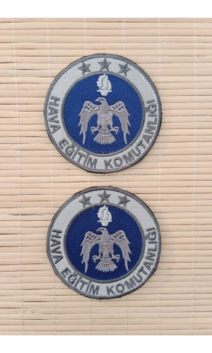 hava egitim komutanligi nakis islemeli arma patch pec