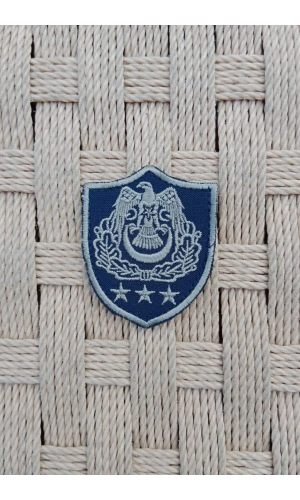 Hava Kuvvetleri Albay Subay Lacivert Zemin Kartal Nakisli Sirmali Mini Polar Rutbe