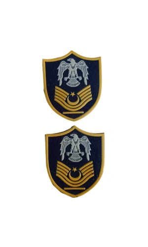 Hava Kuvvetleri Astsubay Bascavus Lacivert Zemin Kartal Nakisli Plastik Mini Yelek Rutbesi