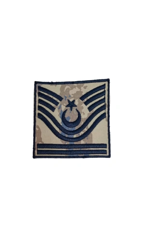 hava kuvvetleri astsubay kidemli bascavus kamuflaj renkli nakis kol rutbe