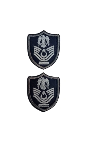 Hava Kuvvetleri Astsubay Kidemli Bascavus Lacivert Zemin Kartal Nakisli Mini Polar Rutbesi