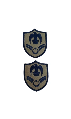 Hava Kuvvetleri Astsubay Cavus Kartal Nakisli Gri Zemin Mini Tisort Rutbesi