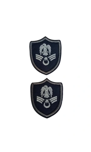 Hava Kuvvetleri Astsubay Kidemlicavus Lacivert Zemin Kartal Nakisli Mini Polar Rutbesi