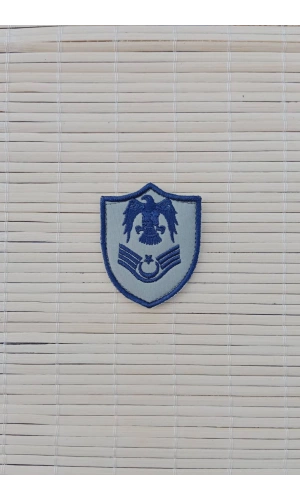 Hava Kuvvetleri Astsubay Ustcavus Gri Zemin Kartal Nakisli Mini Tisort Rutbe