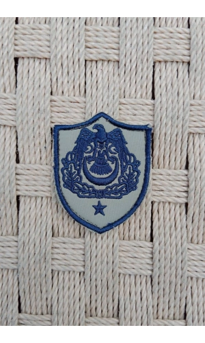 Hava Kuvvetleri Binbasi Subay Gri Zemin Kartal Nakisli Sirmali Mini Tisort Rutbe