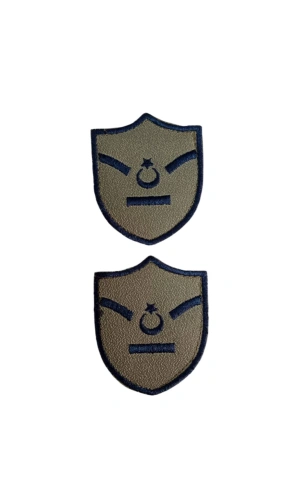 Hava Kuvvetleri Gri Zemin Yedek Astsubay Kartal Nakisli Mini Tisort Rutbesi