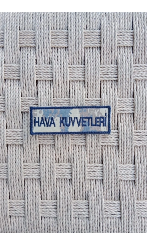 Hava Kuvvetleri Kamuflaj Renkli Nakis islemeli Hava Kuvvetleri Havaci Nakis Yazi