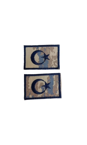 Hava Kuvvetleri Kamuflaj Renkli Nakis islemeli Arma Pec Patch Bayrak