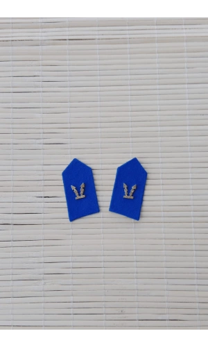 hava kuvvetleri koyu mavi kumas muhabere astsubay yaka spoleti