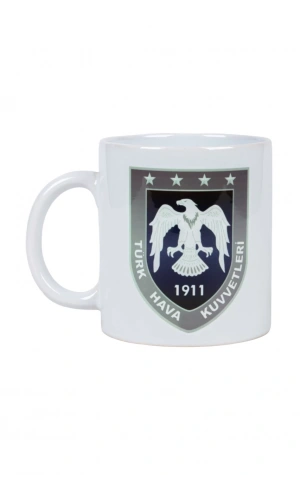 Hava Kuvvetleri Logolu Ozel Tasarim Kupa Bardak