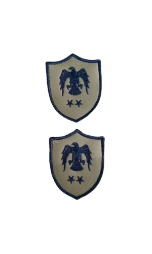 Hava Kuvvetleri Ustegmen Gri Zemin Kartal Nakisli Mini Subay Tisort Rutbesi