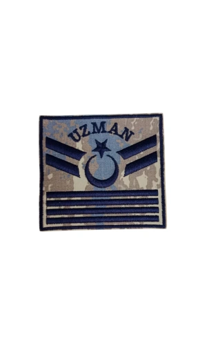 hava kuvvetleri uzman cavus 4 kademe kamuflaj renkli nakis kol rutbe