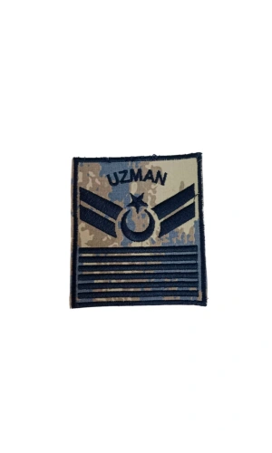 hava kuvvetleri uzman cavus 6 kademe kamuflaj renkli nakis kol rutbe