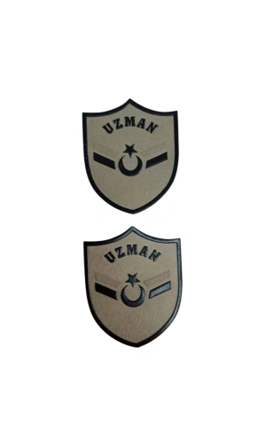 Hava Kuvvetleri Uzman Onbasi Gri Zemin Nakisli Mini Tisort Rutbesi