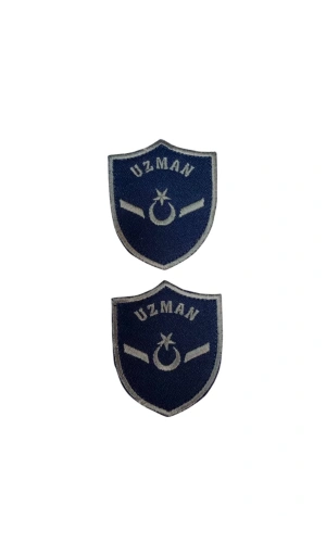 Hava Kuvvetleri Uzman Onbasi Lacivert Zemin Nakisli Mini Polar Arma Rutbesi