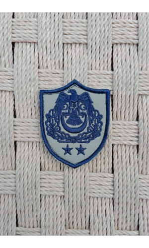 Hava Kuvvetleri Yarbay Subay Gri Zemin Kartal Nakisli Sirmali Mini Tisort Rutbe