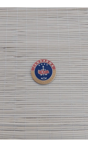 jandarma asayis 1839 kirmizi lacivert zemin 3d plastik gogus arma patch pec