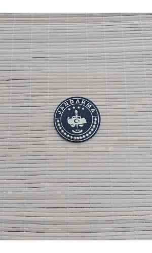 jandarma asayis 1839 siyah zemin 3d plastik gogus arma patch pec