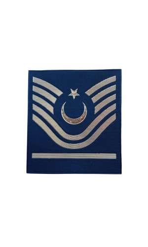 Jandarma Asayis Astsubay Bascavus Lacivert Renkli 3D Termoplastik Kol Rutbe