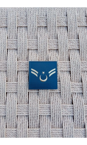 jandarma asayis astsubay cavus lacivert renkli 3d termoplastik mini rutbe