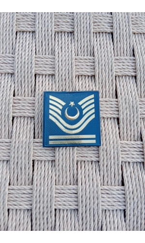 jandarma asayis astsubay kidemli bascavus lacivert renkli 3d termoplastik mini rutbe