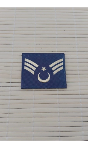 Jandarma Asayis Astsubay Kidemlicavus Lacivert Renkli 3D Termoplastik Mini Rutbe