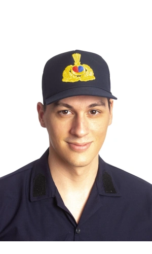 Jandarma Asayis Lacivert Renk Arkasi Ayarlamali Fileli Subay Jandarma Sapka Kep