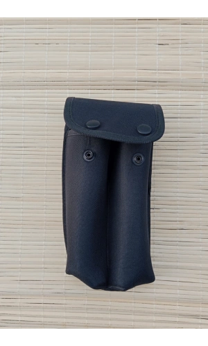 jandarma asayis siyah renkli citcitli impertex mp5 ciftli yedek sarjor kilifi