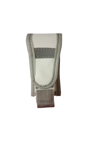 jandarma asayis trafik otoyol 40 ml impertex kumas beyaz renkli reflektorlu biber gazi kilifi