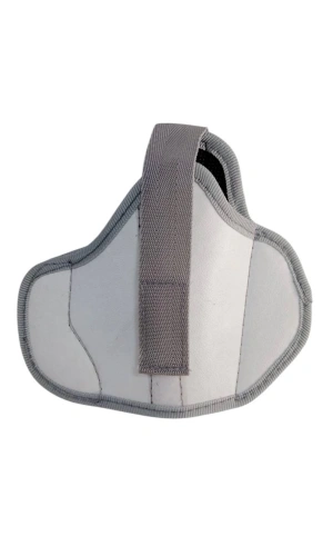 jandarma asayis trafik otoyol impertex kumas beyaz renkli kemere palaskaya takilan cirtli yarim kelebek silah kilifi