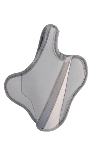 jandarma asayis trafik otoyol impertex kumas beyaz renkli reflektorlu kemere palaskaya takilan tam kelebek silah kilifi