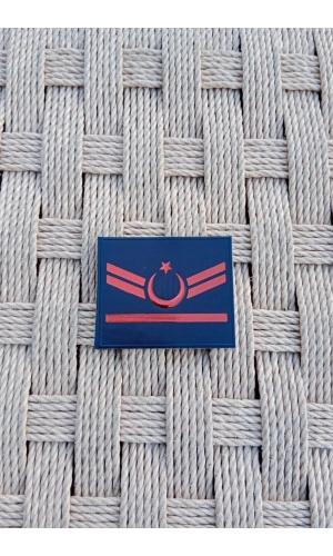 jandarma asayis uzman cavus 1 kademe 3d plastik mini gogus tisort rutbesi