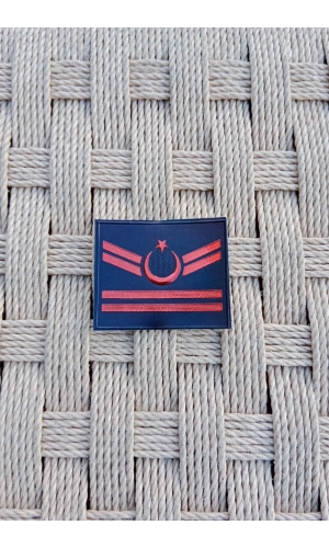 jandarma asayis uzman cavus 2 kademe 3 d plastik mini gogus tisort rutbe