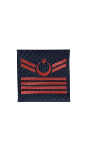 Jandarma Asayis Uzman Cavus 4 Kademe Lacivert Renkli 3D Termoplastik Kol Rutbe