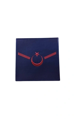 Jandarma Asayis Uzman Onbasi Lacivert Renkli 3D Termoplastik Kol Rütbe