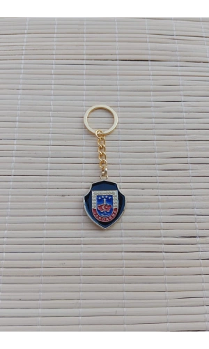 jandarma kabartma yazili amblemli ozel tasarim suali anahtarlik